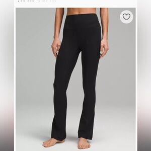 Lululemon Align Mini flare black pant/legging, women’s size 6